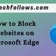 How to Block Websites on Microsoft Edge