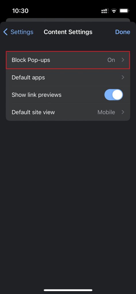 How to Disable Ad Blocker on Chrome Block Pop-ups on iOS