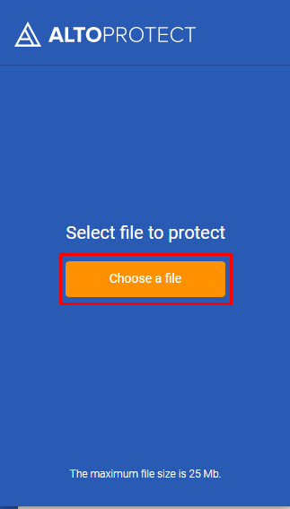 Select Choose file