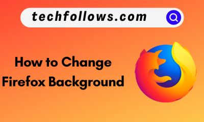 How to change Firefox background