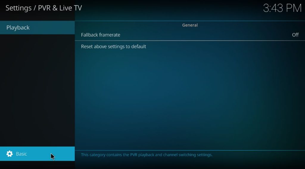 Set Kodi settings to Expert