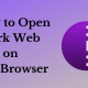 Open Dark Web on Tor Browser