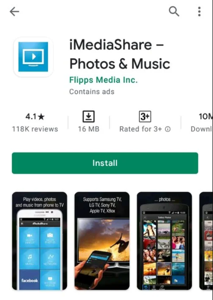 Install iMediaShare