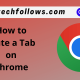 mute tab on Chrome