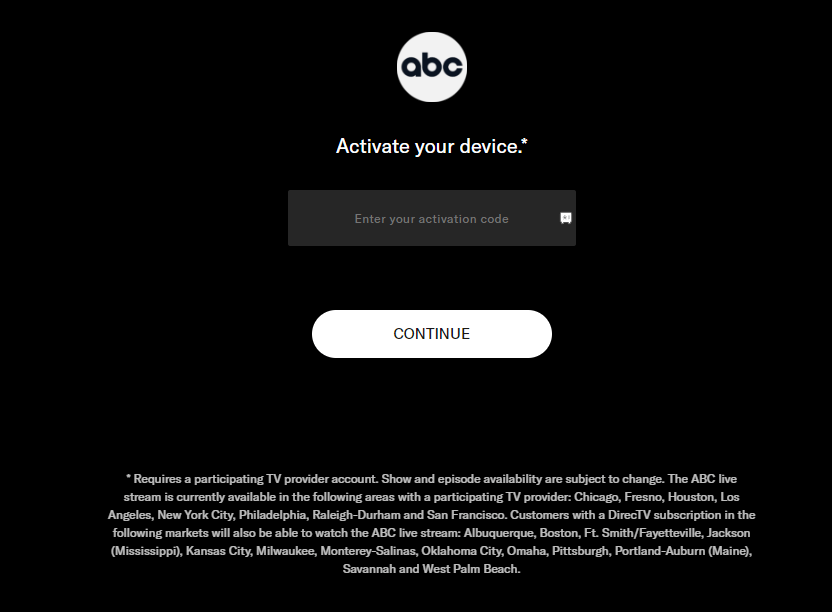 Activate ABC to watch Oscars on Roku