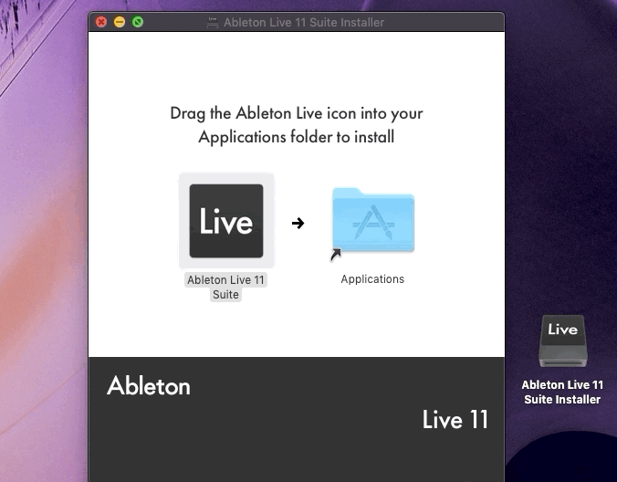 Install Ableton on Mac 