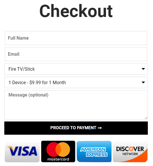Click on the Proceed to Payment option