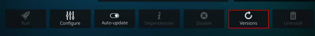 Select Versions on Kodi 