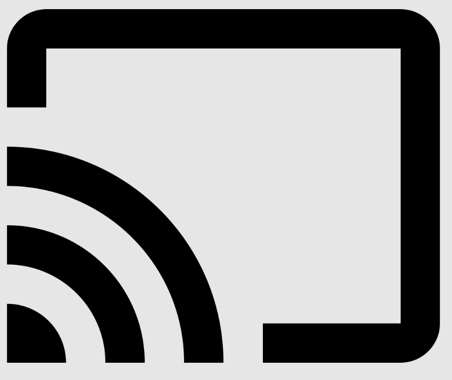 Click the cast icon