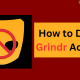 Delete Grindr account