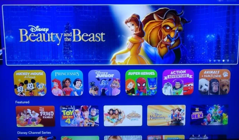 Disney Plus streaming on Now TV