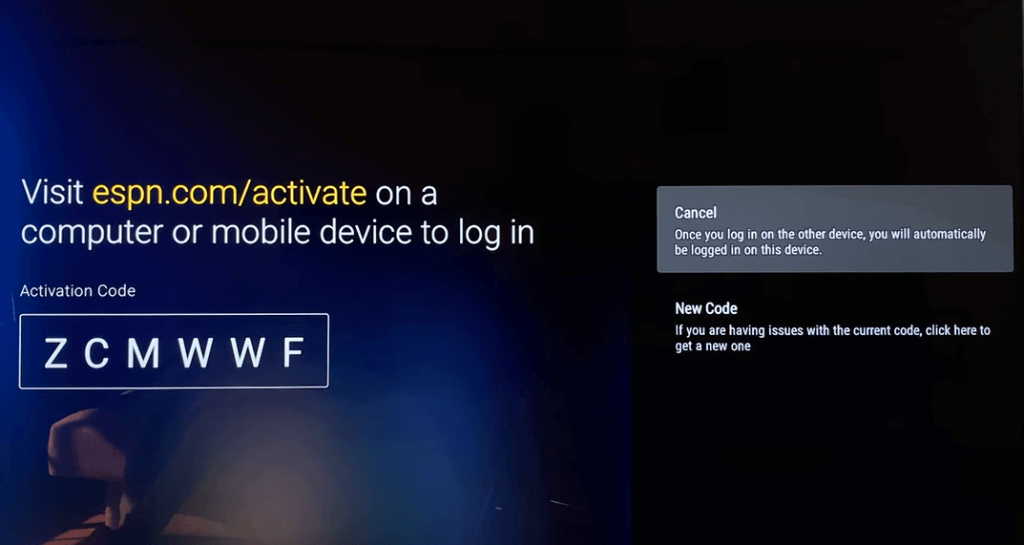 Activation code 