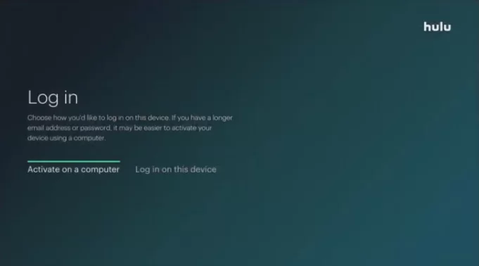 Activate Hulu on LG TV 