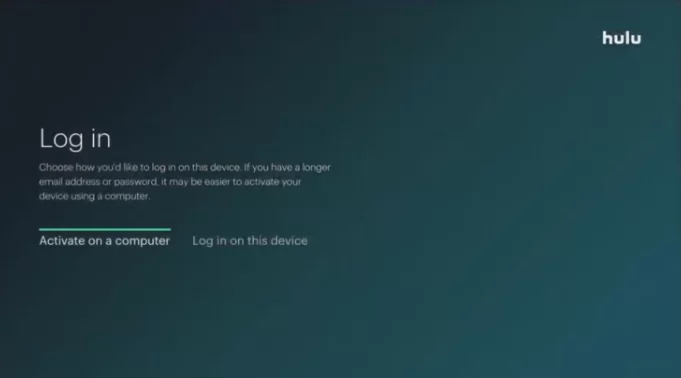 Activate Hulu on LG TV