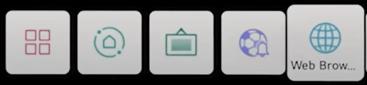Open Web Browser on LG Smart TV