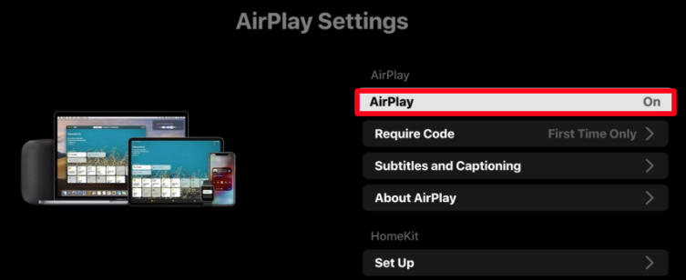 Turn On AirPlay on Roku