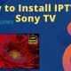 IPTV on Sony TV