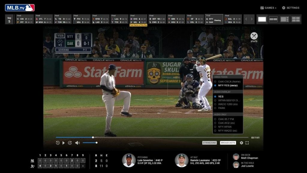 MLB Live Stream on Firestick