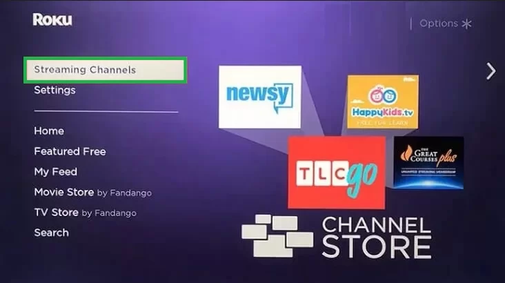 Press Streaming Channels