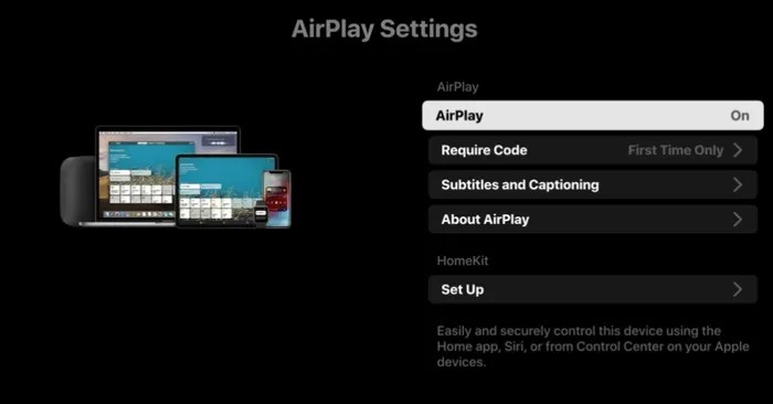 Enable Airplay on roku