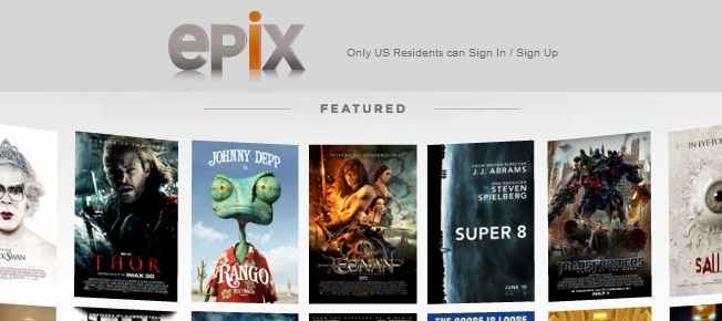 Unblock Epix Outside US