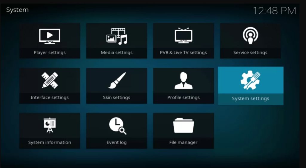 File Manager on Kodi