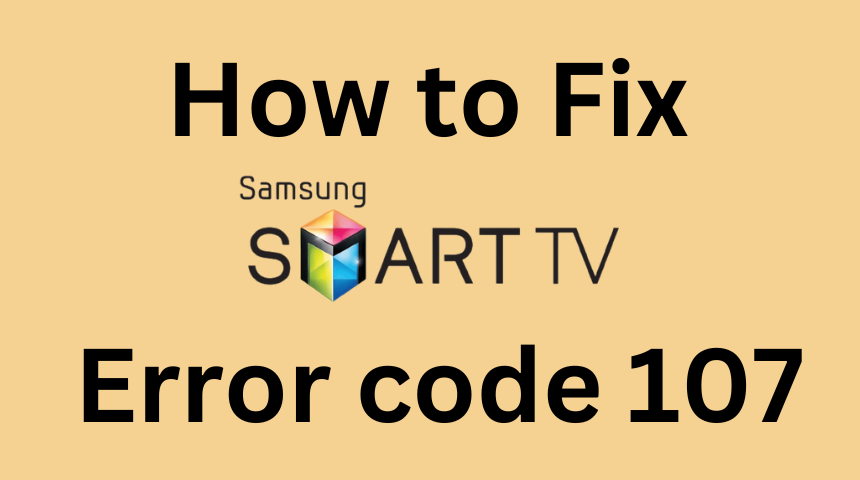 Samsung tv error code 107