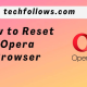 How to Reset Opera Browser