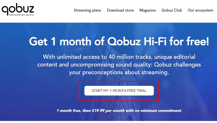 Qobuz Free Trial 