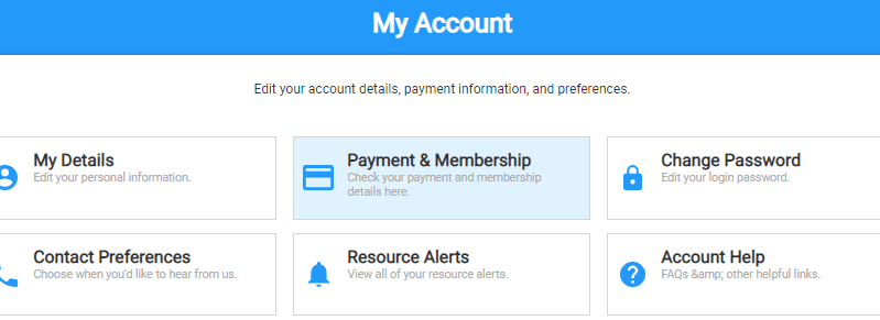 Select Payment & Membership