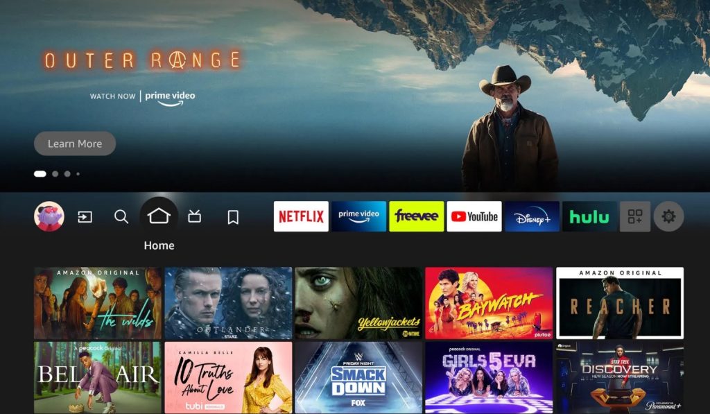 Firestick Home screen