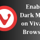 Vivaldi Dark Mode