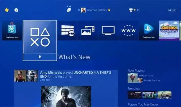 Tap Playstation Store