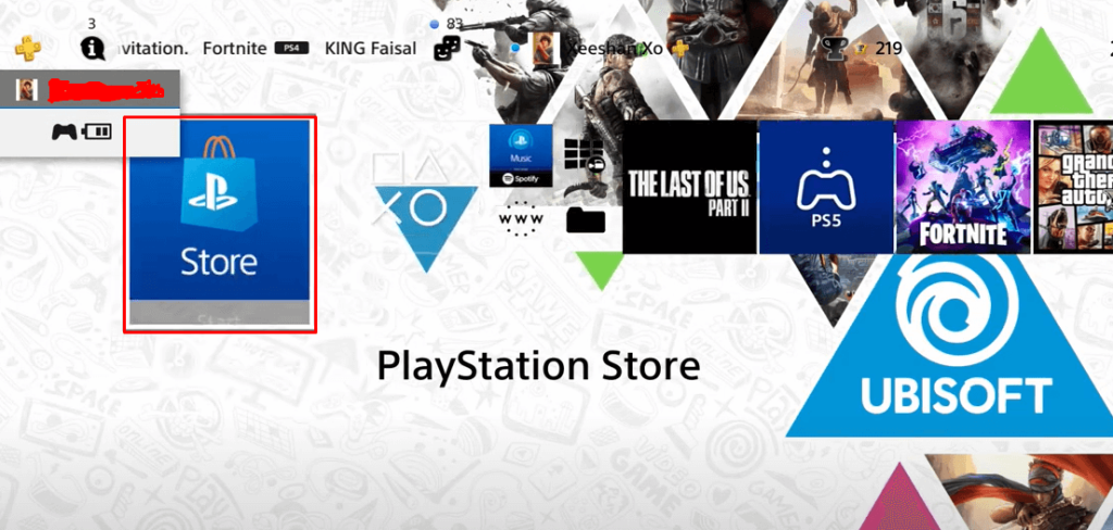 Go to PlayStation Store