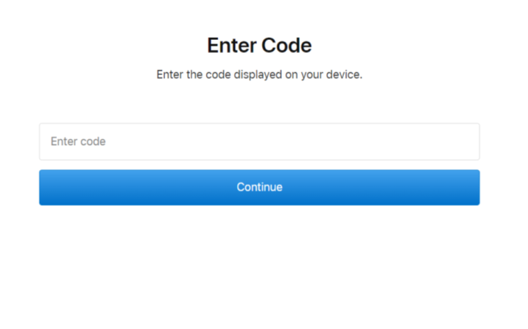 Activate Apple TV