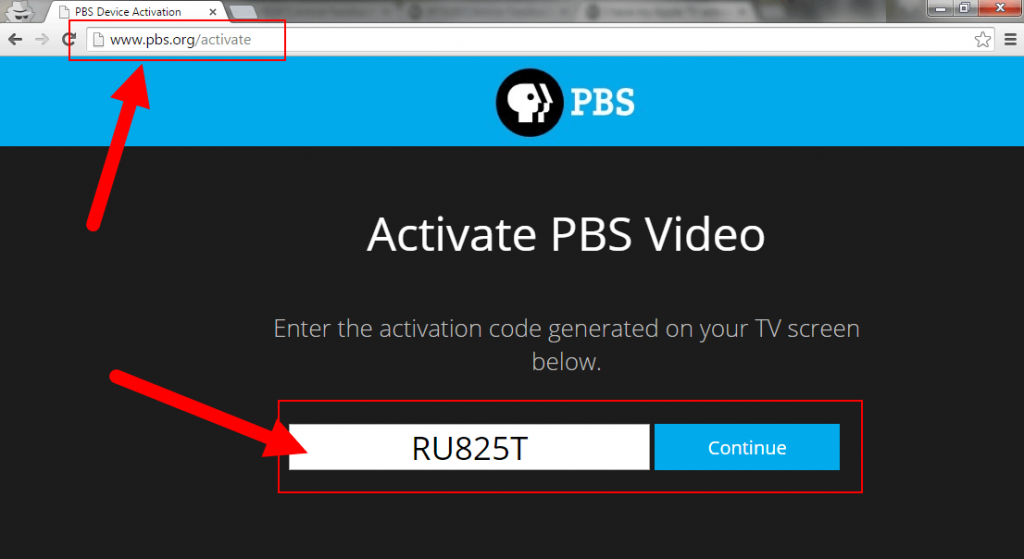 Activate PBS 