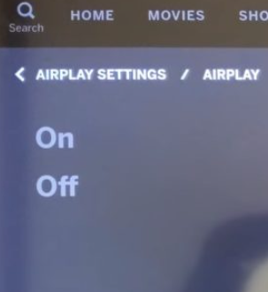 Turn On AirPlay