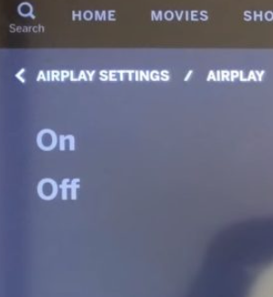 Turn On AirPlay 