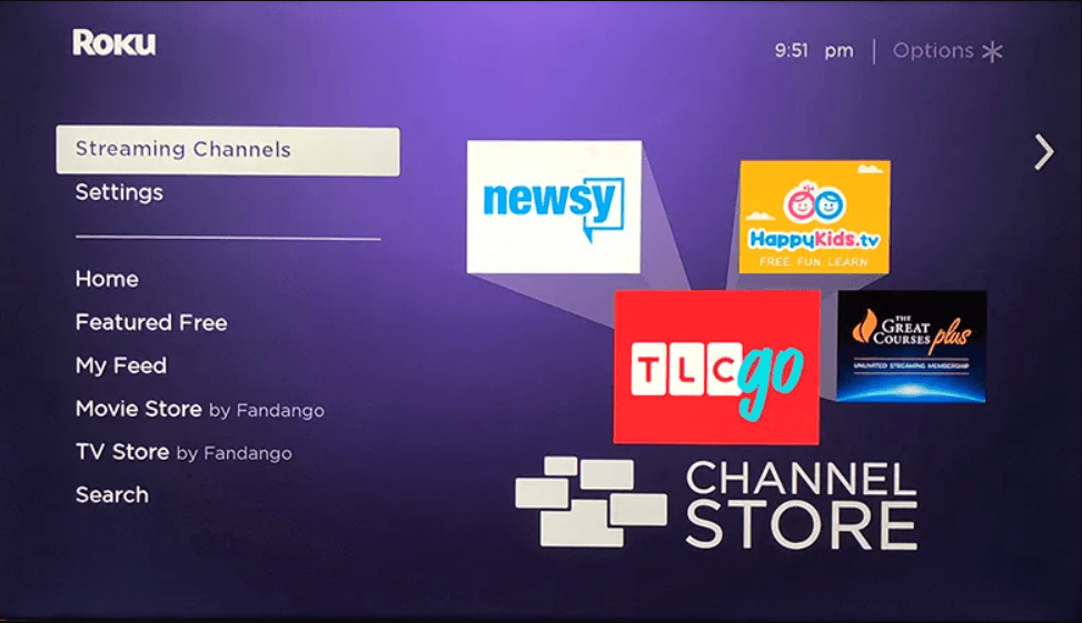 Select Streaming Channels 
