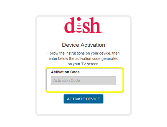Enter the activation code and click Activate Device