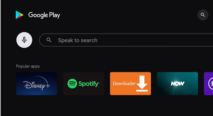 Search for Apple TV Plus on Android TV
