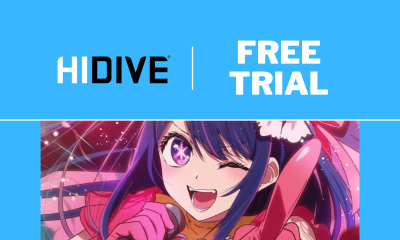 Get HIDIVE Free trial.