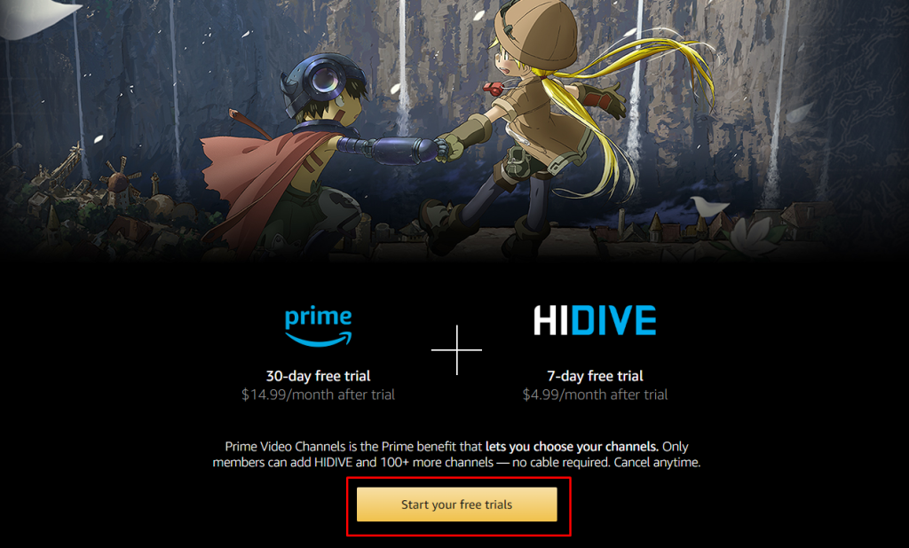Start your HIDIVE free trial.