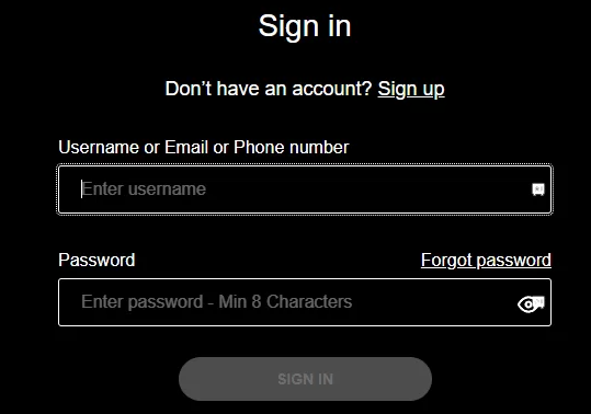 Sign In to TOD