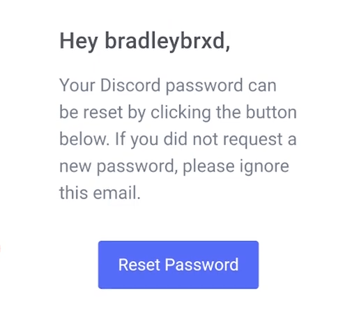 Click Reset Password 