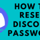 How to Reset Discord Password