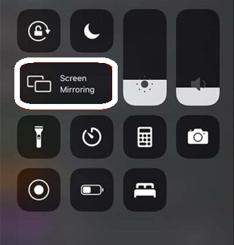 Tap Screen Mirroring icon