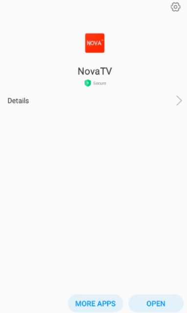 Launch the Nova TV app
