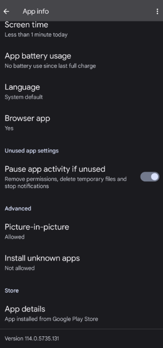 Hit Install unknown apps