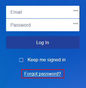 Click Forgot Password 
